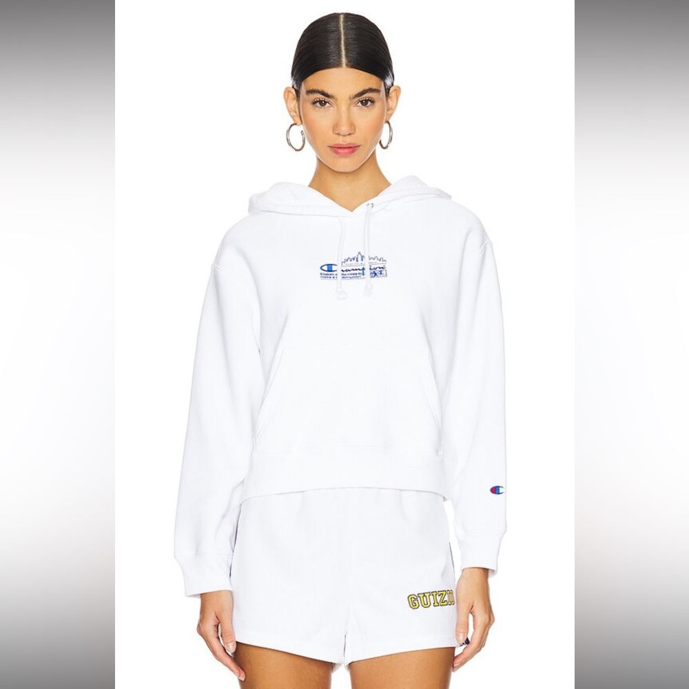 Champion Danielle guizio Women's White Hoodie